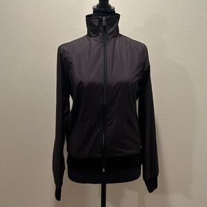 NWT XS GUCCI Long Sleve Bomber Jacket Black